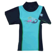 Plážové UV triko pro děti - Tyrkysové